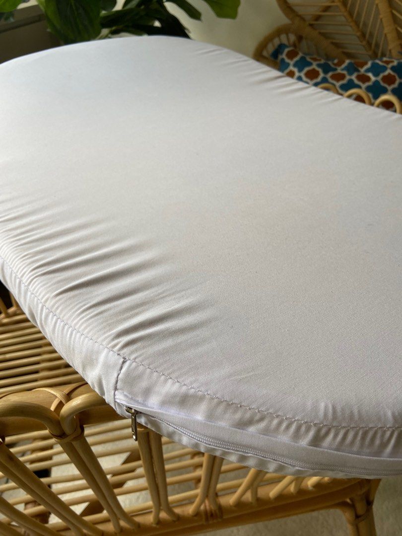 Sturdy+Pretty Rattan Baby Cot Bedside Crib Basket Momiji