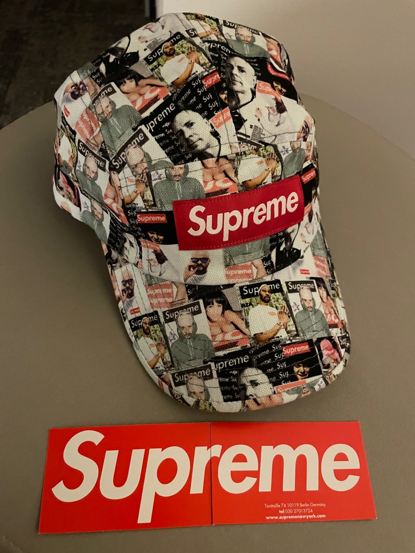 Supreme magazine camp cap from June 2023