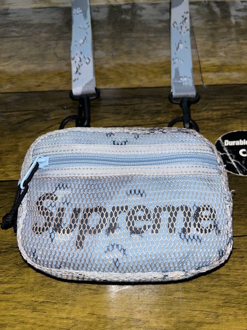 Supreme Small Shoulder Bag (SS20) Blue Chocolate Chip Camo