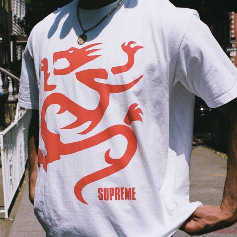 L 即発送 23SS Supreme Mobb Deep Dragon Tee