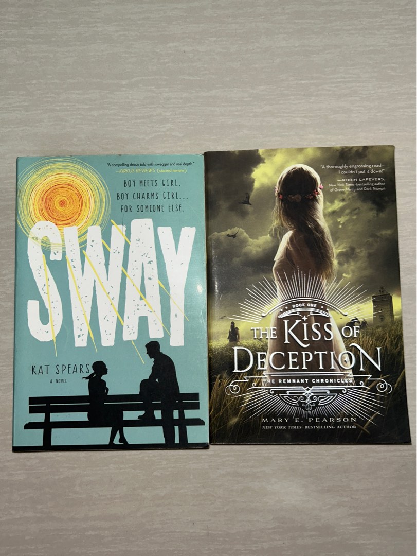 Sway by Kat Spears and The Kiss of Deception by Mary E Pearson, Hobbies