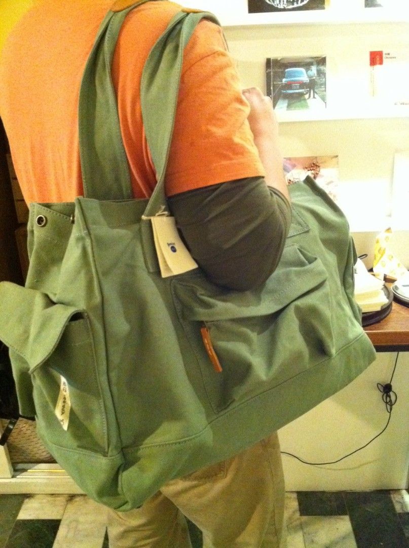 Mens canvas tote store