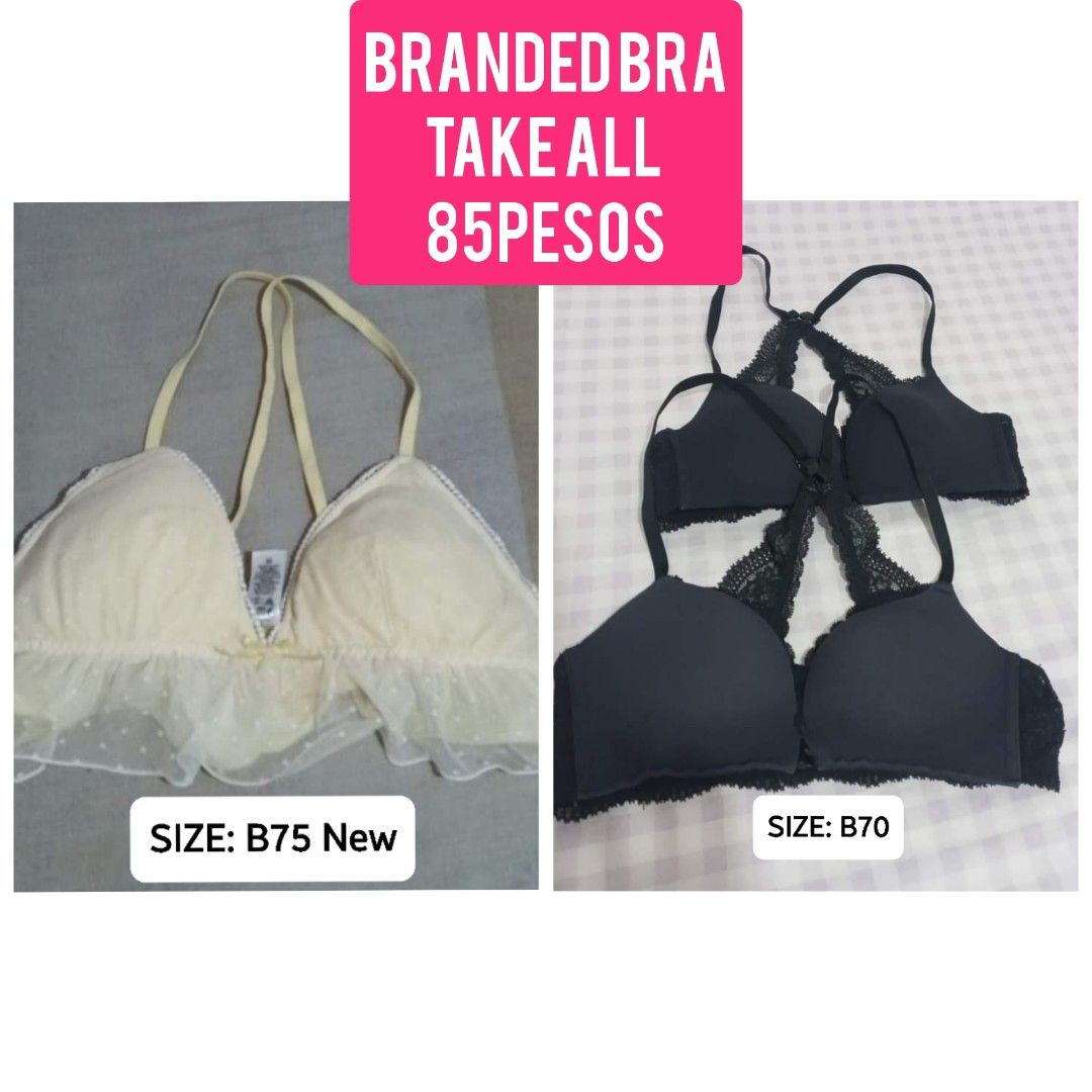 TAKE ALL BRANDED BRA B70 AND B75 SIZE, Women's Fashion, Undergarments &  Loungewear on Carousell