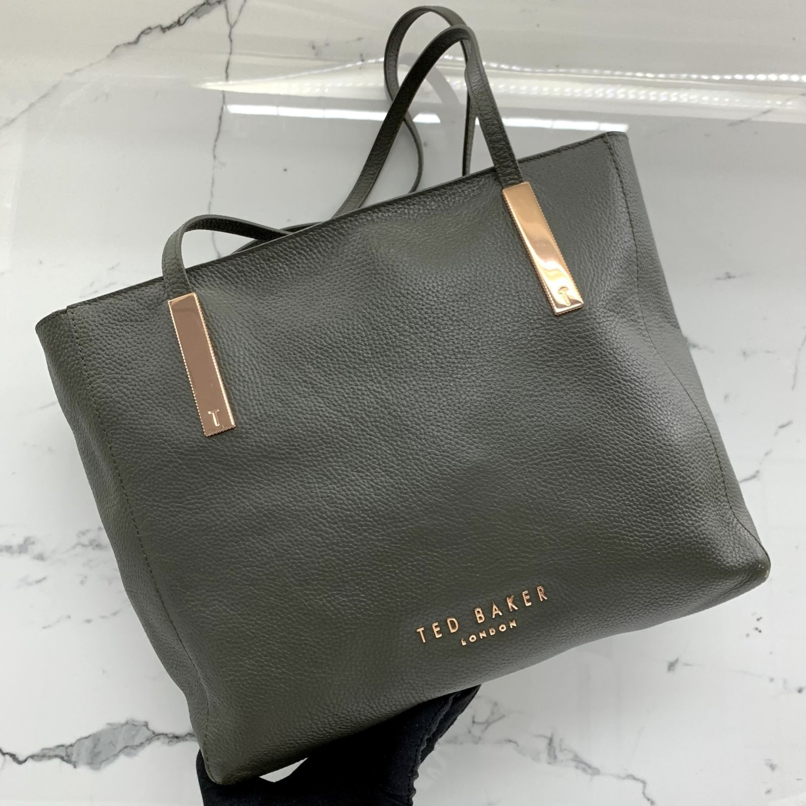 Ted baker sales green leather bag