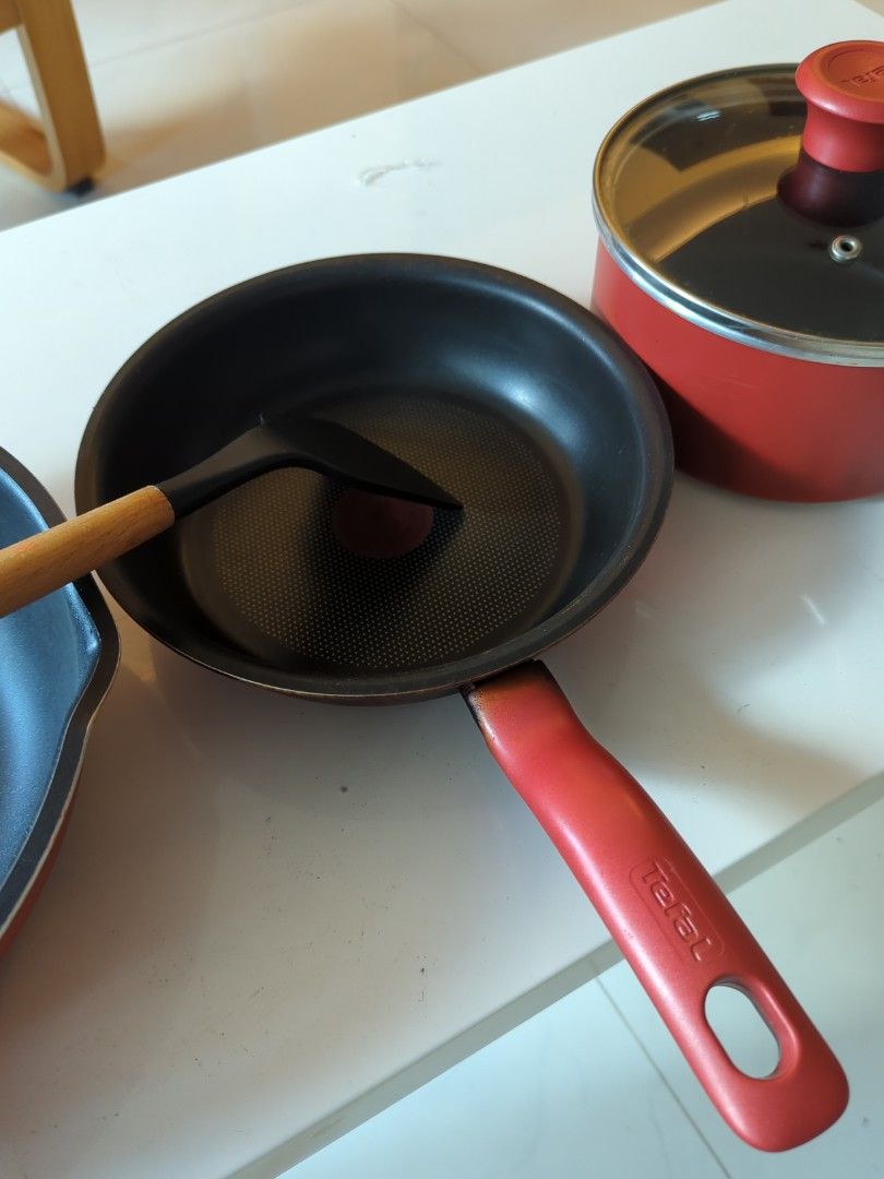 Tefal Pan Set Teflon, Furniture & Home Living, Kitchenware & Tableware, Cookware & Accessories
