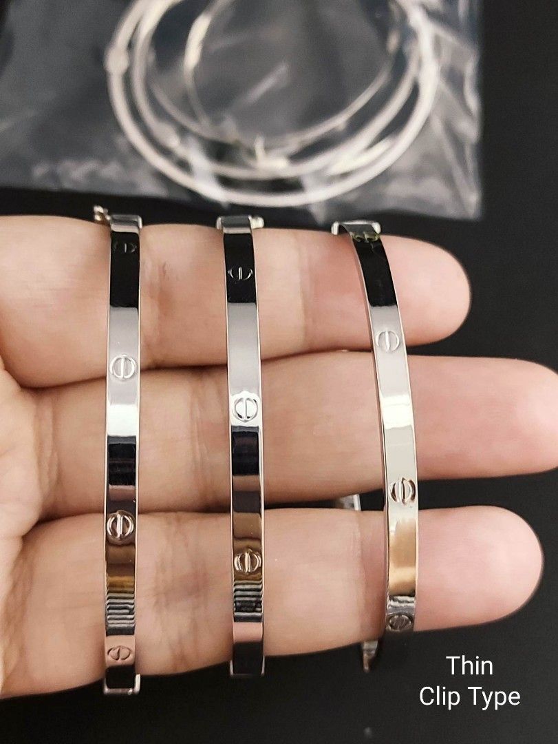 Thin sales love bracelet