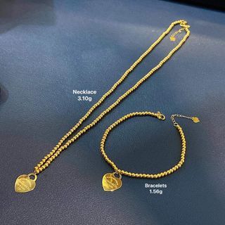 Tiffany Bracelet and Necklace 18K