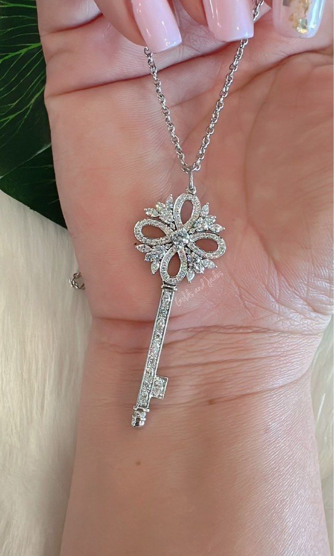 Tiffany victoria key pendant price sales