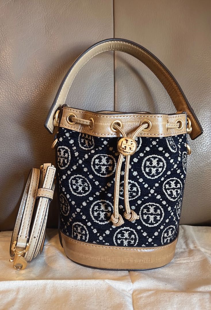 Tory burch chenille bucket bag