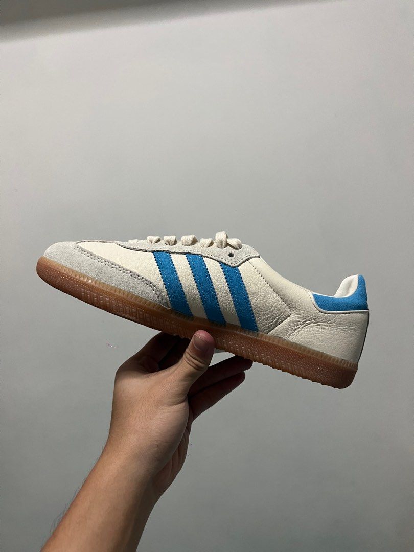 [UK6,8] Sporty and Rich x Adidas Samba OG ‘Cream Blue’