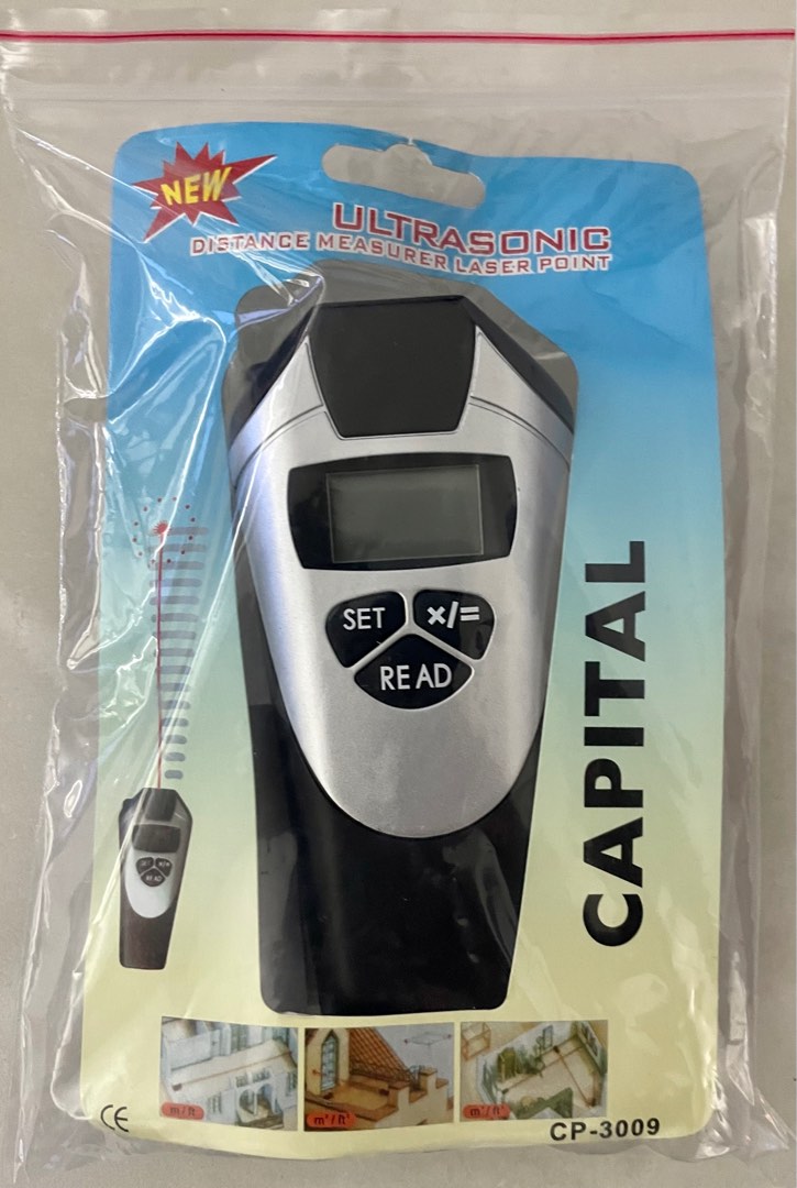 Ultrasonic Distance Measurer Laser Point Everything Else on Carousell