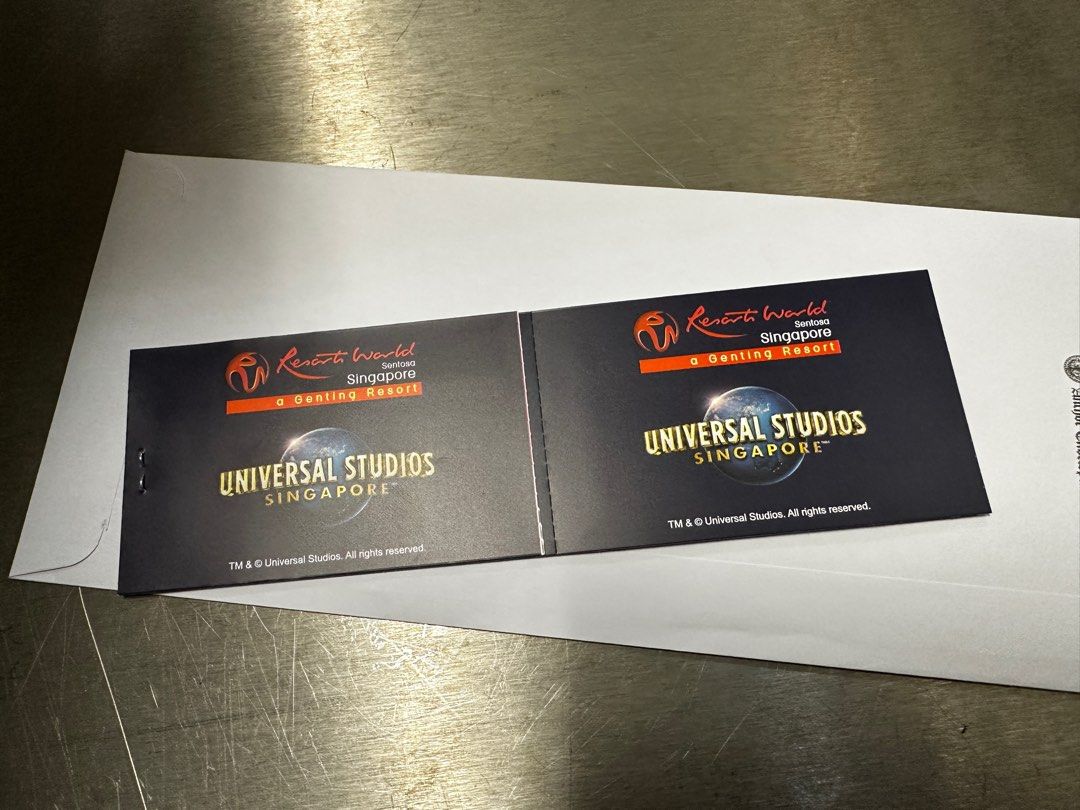 Universal studio ticket, Tickets & Vouchers, Local Attractions