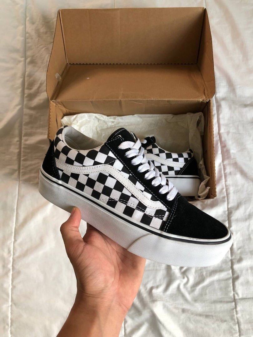 Harga sepatu vans checkerboard original clearance