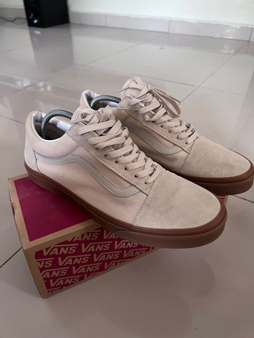 VANS OLD SKOOL GUM OATMEAL Men s Fashion Footwear Sneakers on