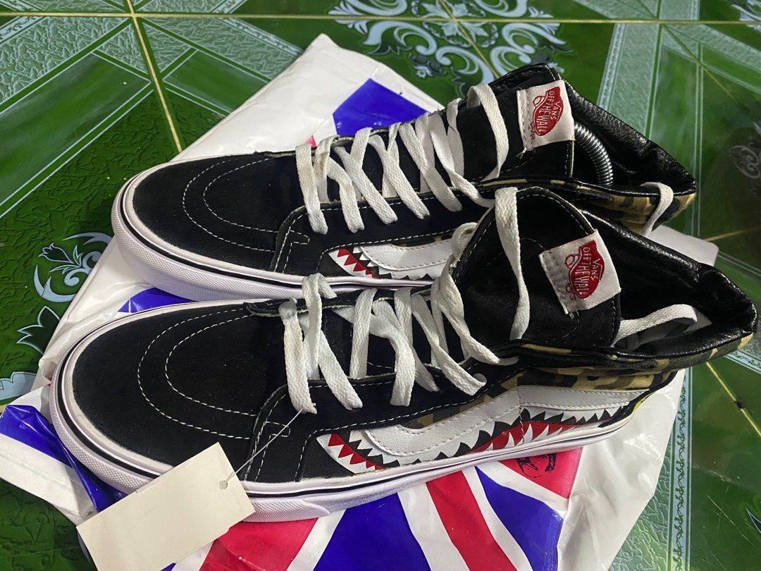 Vans bape 2025 shark