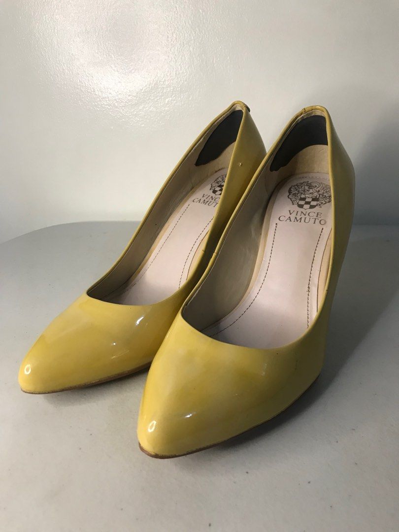 Vince camuto yellow shoes outlet