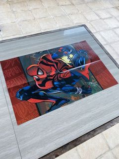 (Vintage) 1995 Marvel Spotlight - Spiderman (Sensational Suit) - Foldout Poster - Artwork by Dan Jurgens & Klaus Janson