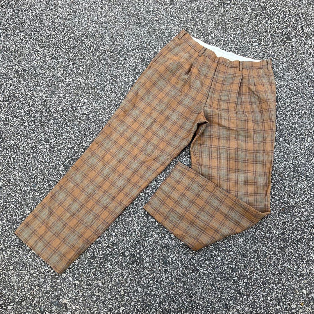 Men's fashion shop plaid pants
