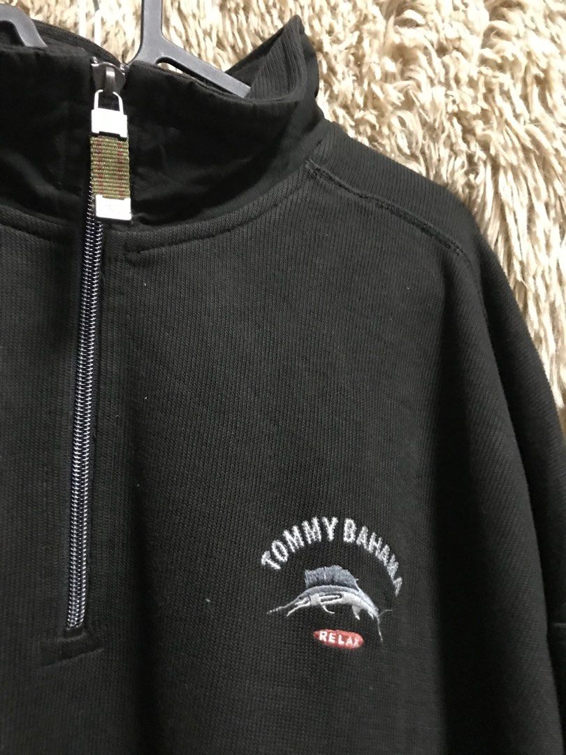 tommy bahama relax half zip sweatshirt