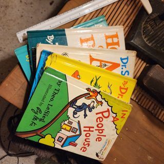 Vintage Dr Seuss Cat in The Hat set of 6 books