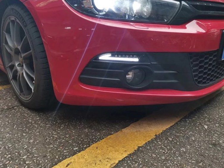 Volkswagen Scirocco Dynamic Sequential Smoked Lens White LED DRL Turn