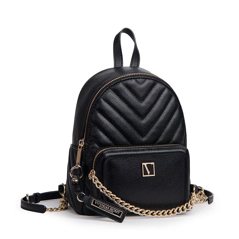 All black victoria secret backpack online