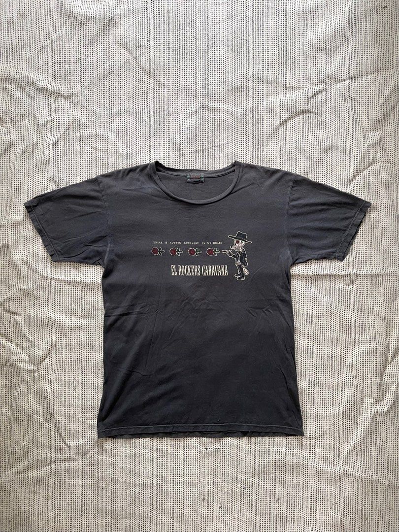 Wacko Maria Tee (Category: Tshirts & Polo Shirts ) located in Calamba. Submitted by pyrex_13 (Listing ID 1238865064, Image 1). Description: Wacko Maria El Rocker Caravana 2000 width: 20” length: 26”.