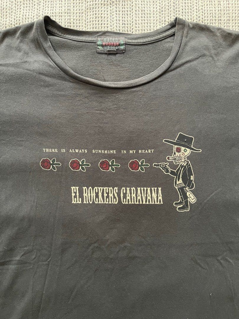 Wacko Maria Tee (Category: Tshirts & Polo Shirts ) located in Calamba. Submitted by pyrex_13 (Listing ID 1238865064, Image 2). Description: Wacko Maria El Rocker Caravana 2000 width: 20” length: 26”.