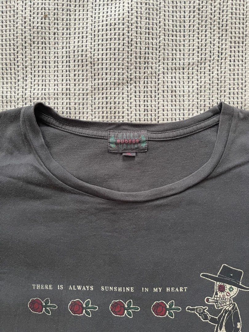 Wacko Maria Tee (Category: Tshirts & Polo Shirts ) located in Calamba. Submitted by pyrex_13 (Listing ID 1238865064, Image 3). Description: Wacko Maria El Rocker Caravana 2000 width: 20” length: 26”.