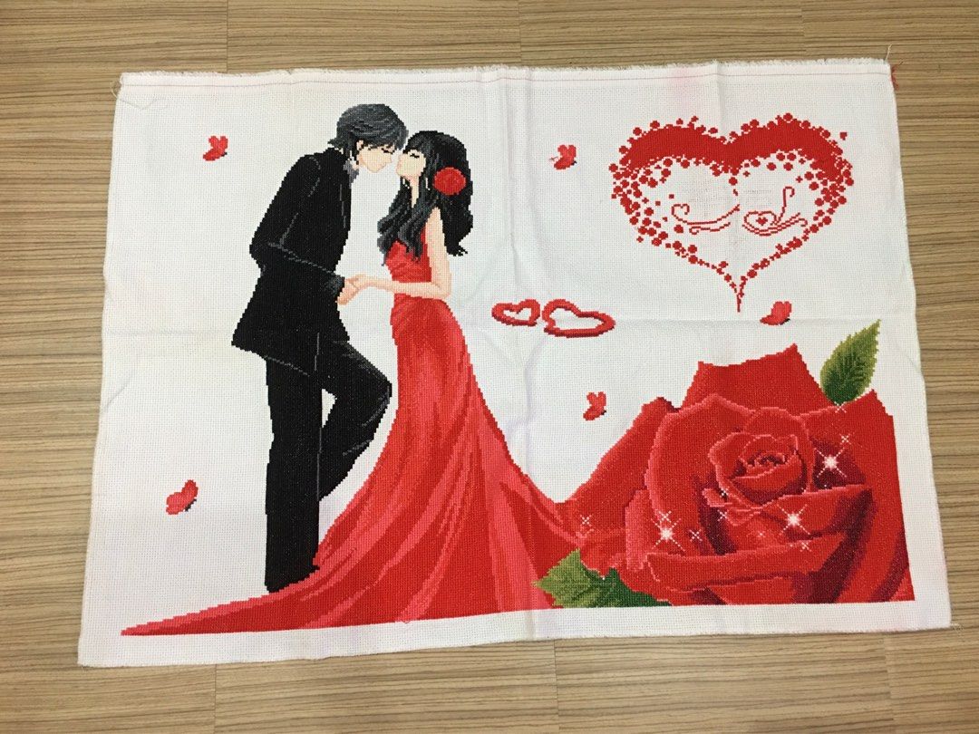 Wedding Cross stitch for sale (Category: Frames & Pictures) located in Manila. Submitted by cjtin27 (Listing ID 1238958461, Image 1). Description: Ready to frame .