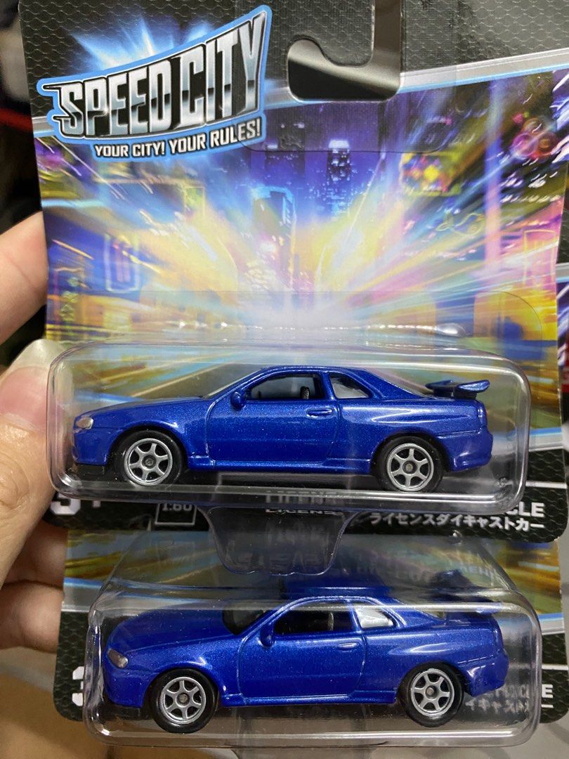 Welly 1/64 Speed City Nissan Skyline GT-R R34, Hobbies & Toys, Toys ...