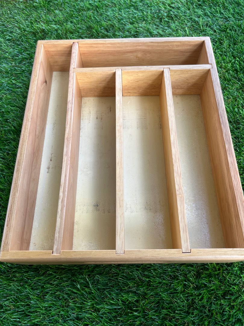 Wooden Cutlery Tray, Furniture & Home Living, Kitchenware & Tableware
