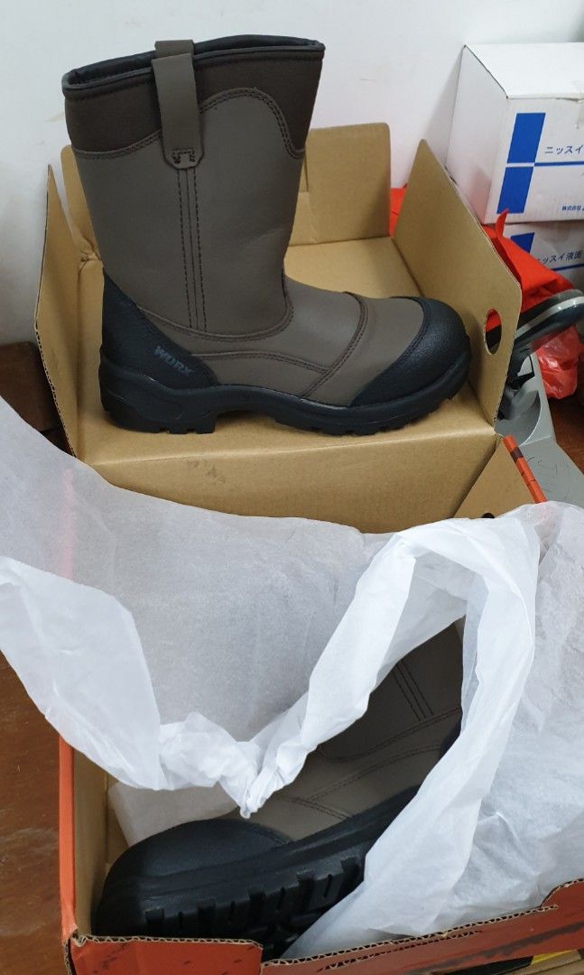 Worx Safety Boots, Men's Fashion, Footwear, Boots on Carousell