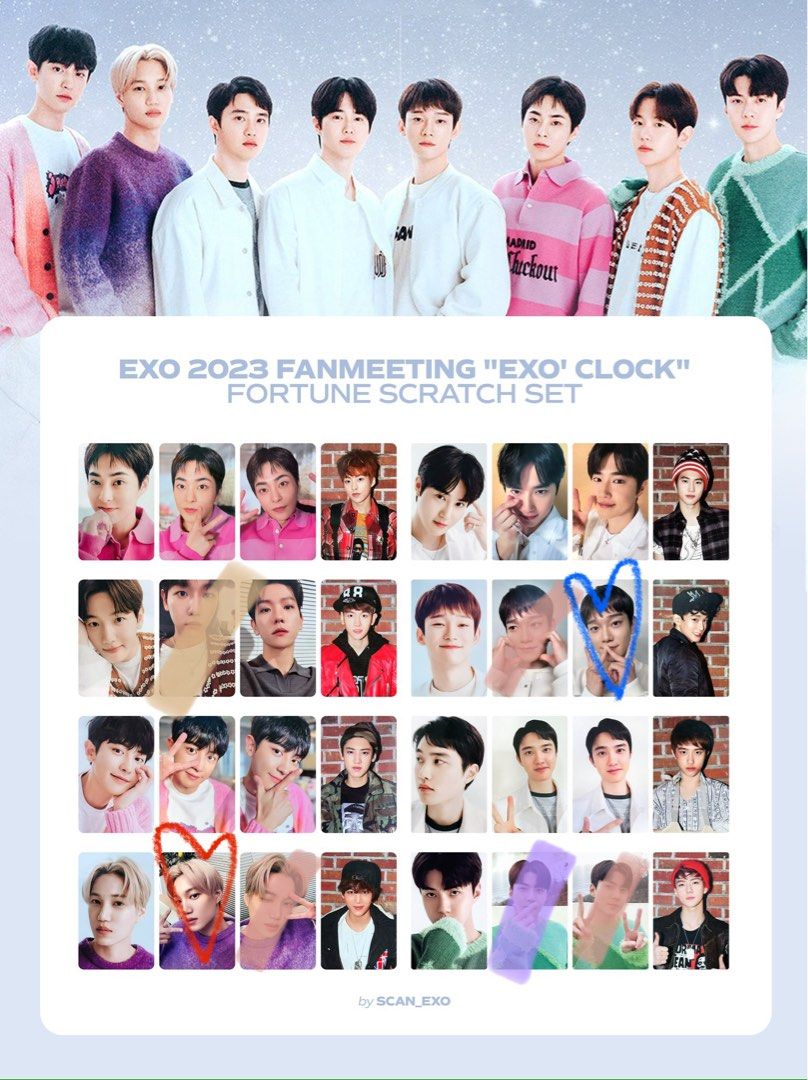 春のコレクション EXO CLOCK ベッキョンフォーチュンスペシャルウルロントレカ アイドルグッズ