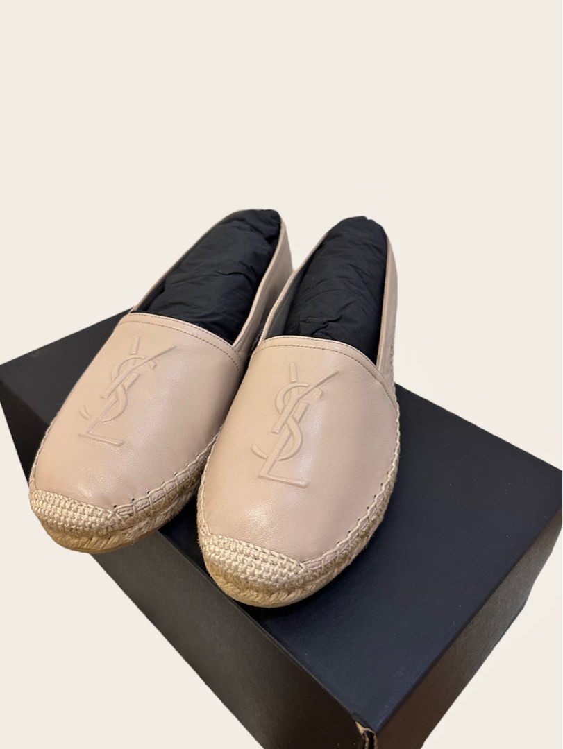 Ysl espadrilles nude on sale