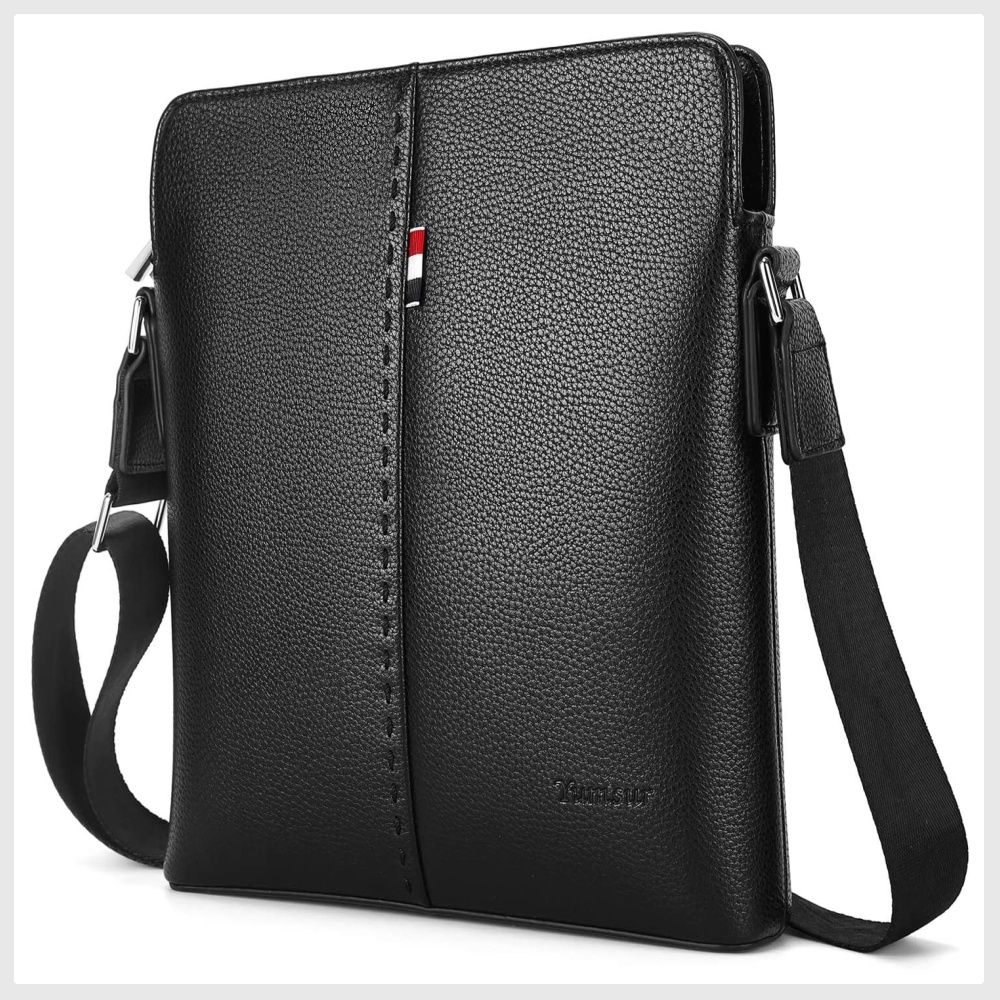 Mens black satchel shop