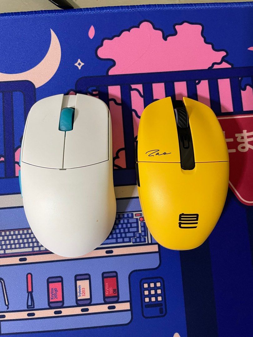 Zaopin Z1 wireless 500ma yellow gaming mouse, Computers & Tech