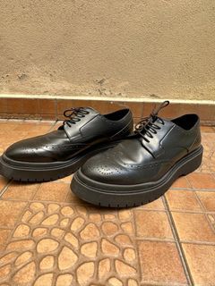 Louis Vuitton Men''s Studded Leather Derby Shoes EU 42 UK 8 US 9