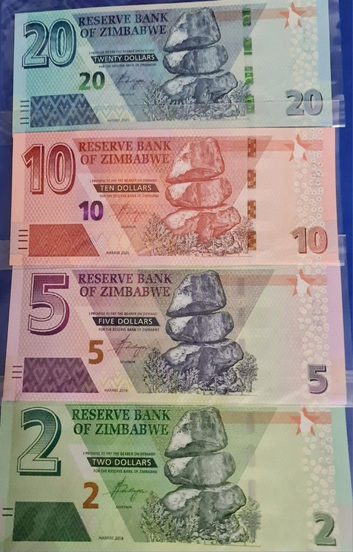 ZIMBABWE (2019-2020) BANKNOTE SET, Hobbies & Toys, Memorabilia
