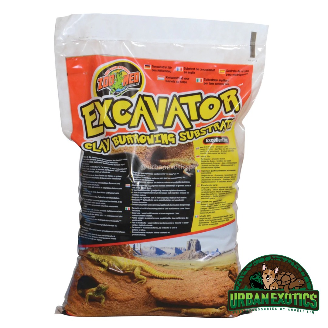 ZOO MED Excavator Clay Burrowing Substrate 10lbs. for Reptile Pet on