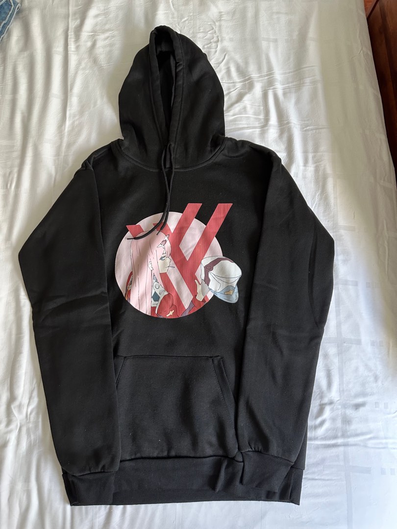 White anime sales hoodie
