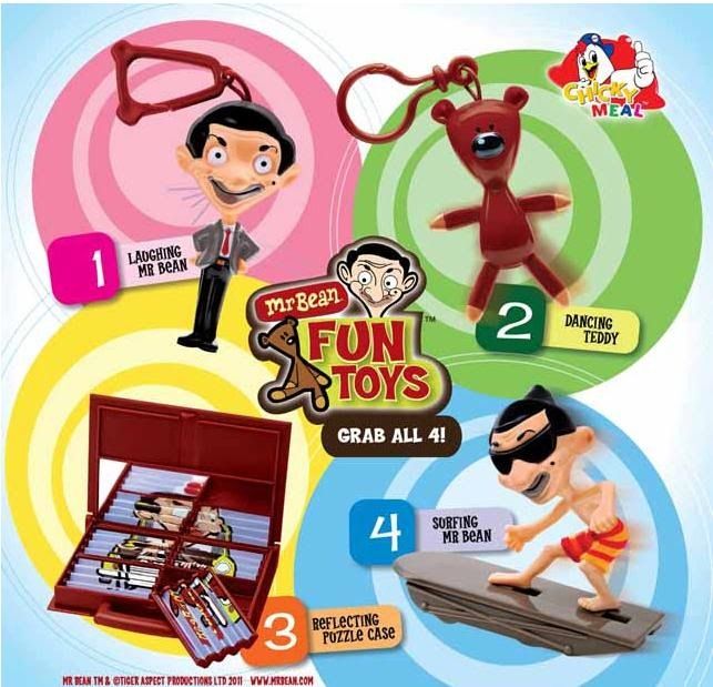 2011 KFC CHICKY MEAL TOY MR BEAN DANCING TEDDY, Hobbies & Toys, Toys ...