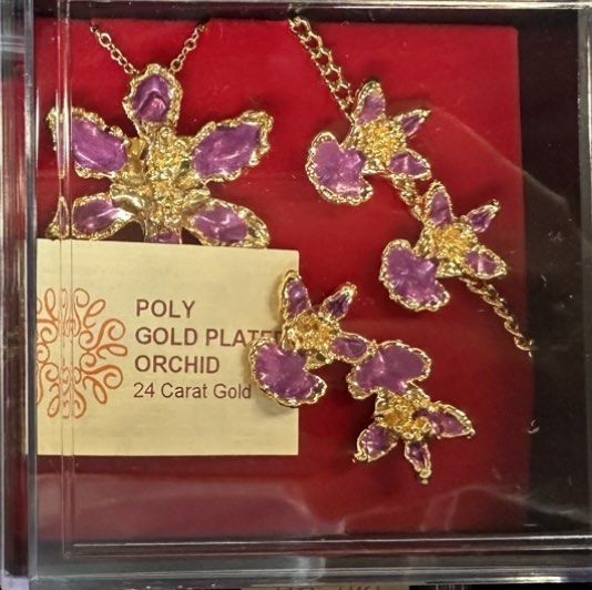 Gold plated cheap orchid