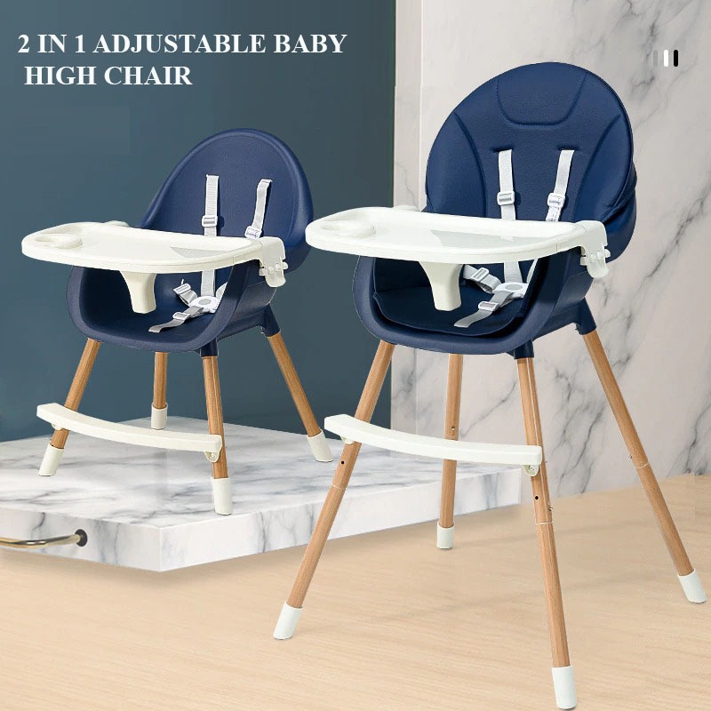 2in1 European Children s Dining Chair Baby High Chair Wood Family