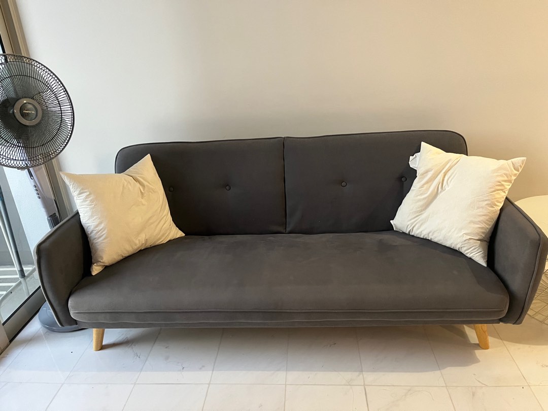 Nikko 3 seater shop upholstered sofa bed