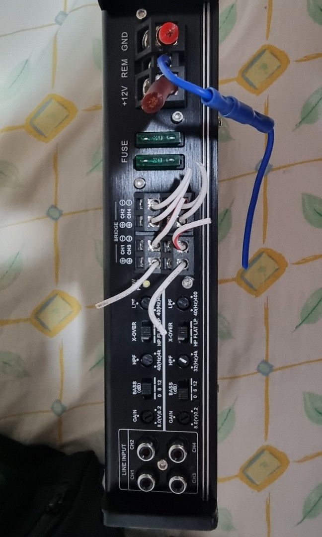 4 Channel Amplifier, Car Accessories, Accessories on Carousell