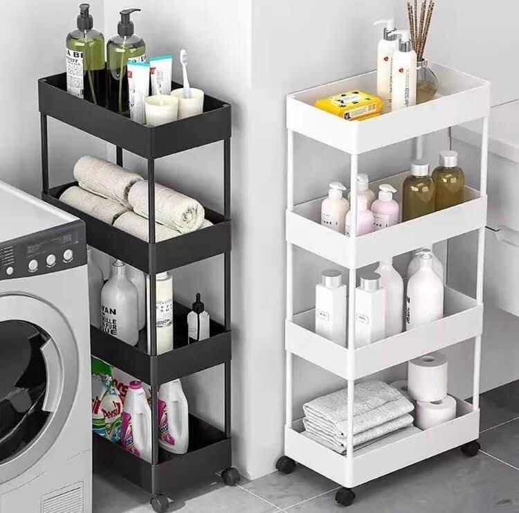 4 Layered Movable Slim Multifunction Rack‼️ (Category: Storage Boxes & Baskets) located in Manila. Submitted by zainabonlineshop (Listing ID 1239030619, Image 3). Description: 4 Layered Movable Slim Multifunction Rack‼️ ➡️ Size: Height: 71cm ➡️ Length: 41cm ➡️ Width: 12cm ➡️ Material: PP+Stainless Brand-New Items! Available on Hand! Direct from Warehouse! Legit Seller | Distributor! Good Quality, Affordable Price! 💯 📍 LOCATION: MARIKINA CITY 🏡