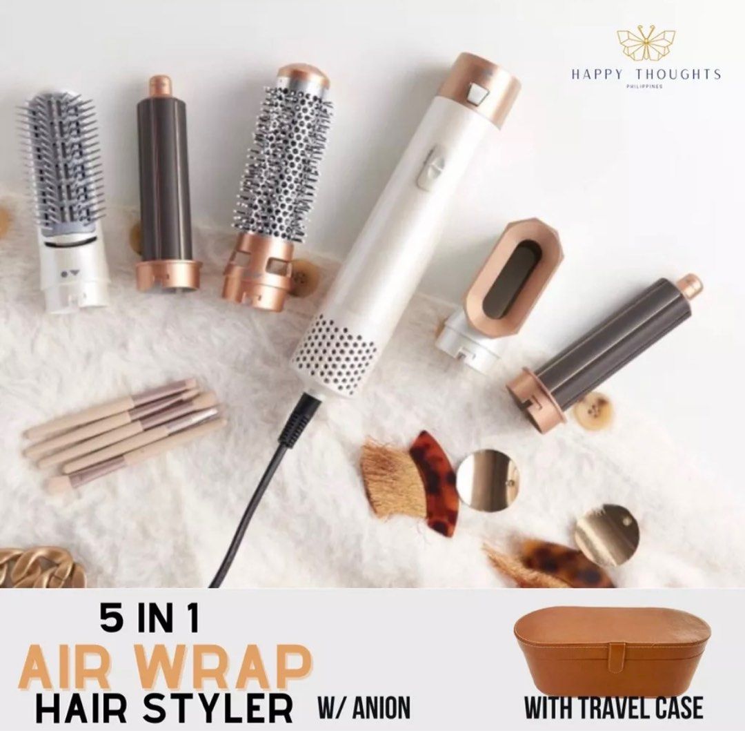 5 in 1 Hair Styler (Category: Hair) located in Pasig City. Submitted by gelabean (Listing ID 1238999906, Image 1). Description: Rarely used With leather case Complete set Repriced from 2500 to 1200.