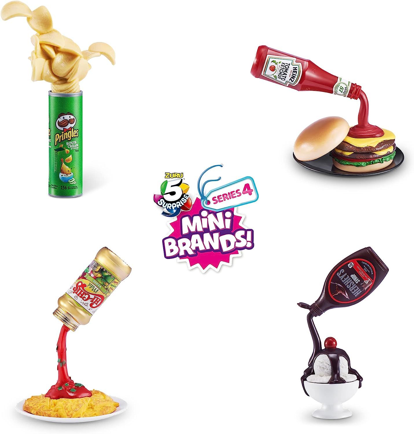 Foodie Mini Brands Mystery Capsule Miniature Brands Collectible Toy by ZURU  
