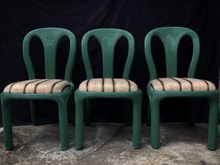 鄉村風綠藤椅